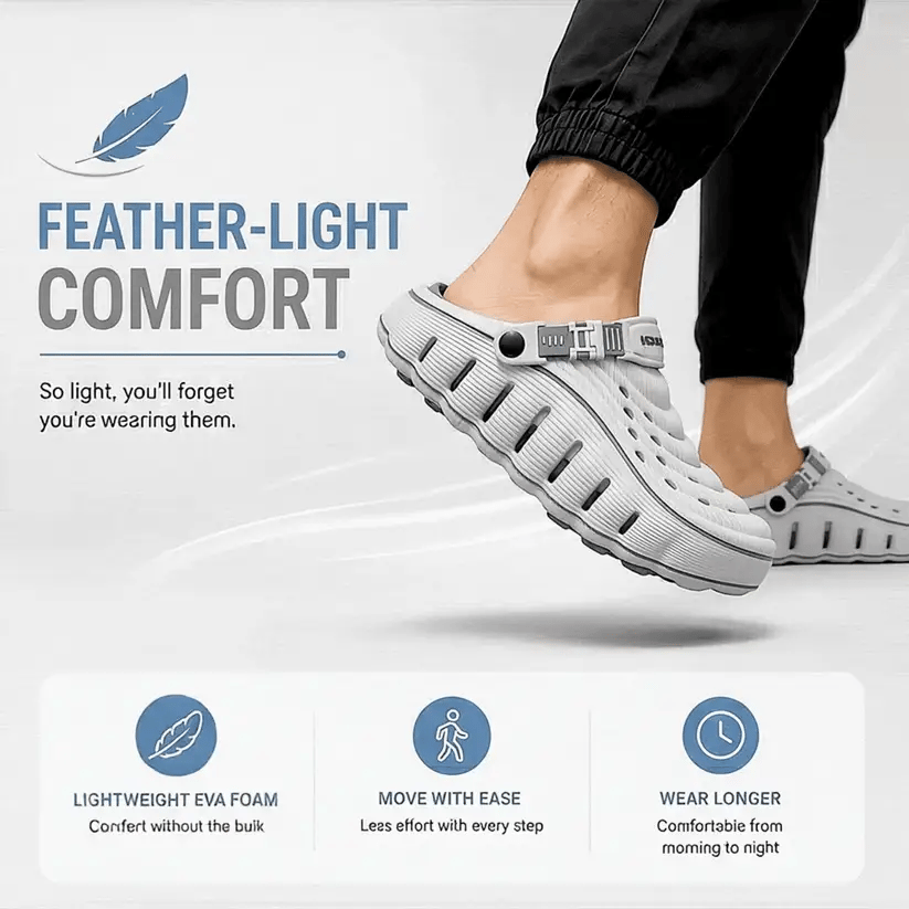 Akel- 🎁LAST DAY SALE - 50%OFF - Cloud Walk Men's Clogs